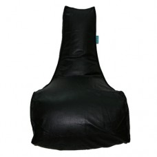 Boomerang - Black Textured PU Leather